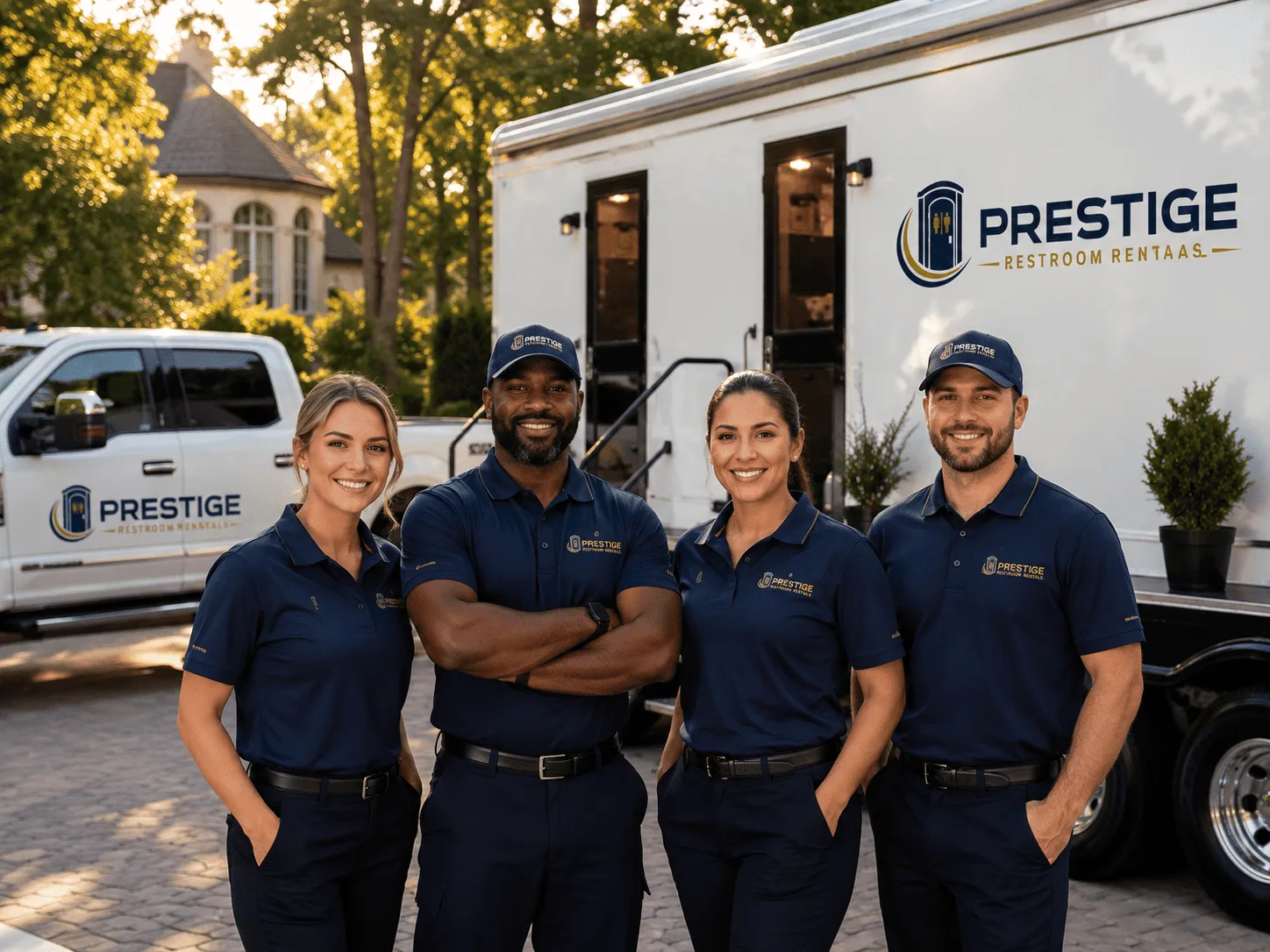 Trusted Luxury Portable Restrooms company in Manvel, ND